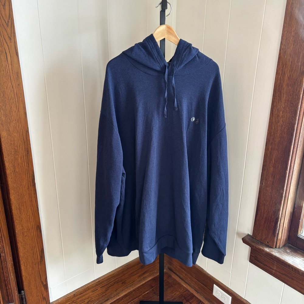 Polo Ralph Lauren Navy Luxury Jersey Pullover Hoodie Men’s 5XLT NWT - Picture 2 of 11